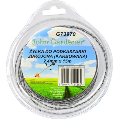 IMPORT Attrezzo Da Giardino Motorizzato Geko Reinforced Trimmer Line 15m 2.4mm IMPORT Attrezzo Da Giardino Motorizzato Geko Reinforced Trimmer Line 15m 2.4mm
