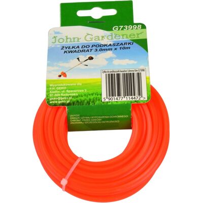IMPORT Decespugliatore Geko Nylon Trimmer Line Square Flessibile Resistente Calore IMPORT Decespugliatore Geko Nylon Trimmer Line Square Flessibile Resistente Calore