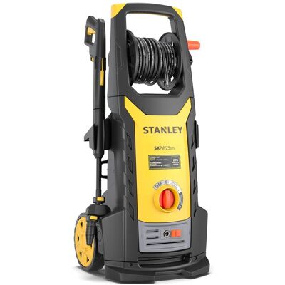 Stanley Idropulitrice Ad Alta Pressione Sxpw25dts (2500w, Pressione 150 Bar, Portata 810 L/h) Con Doppia Pompa Stanley Idropulitrice Ad Alta Pressione Sxpw25dts (2500w, Pressione 150 Bar, Portata 810 L/h) Con Doppia Pompa