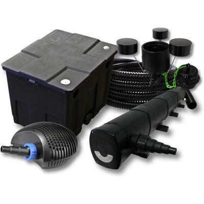 SUNSUN Set Laghetti Filtro 12000l Chiarificatore 72w Pompa 40w Tubo 25m Skimmer SUNSUN Set Laghetti Filtro 12000l Chiarificatore 72w Pompa 40w Tubo 25m Skimmer