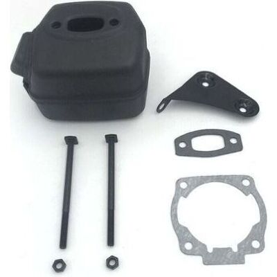 SCORPIO Silenziatore Di Scarico Con Vite E Guarnizione Per Motosega Husqvarna Husky 50 51 55 SCORPIO Silenziatore Di Scarico Con Vite E Guarnizione Per Motosega Husqvarna Husky 50 51 55