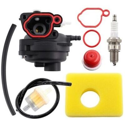 SCORPIO Kit Di Riparazione Carburatore Per Motori Briggs & Stratton 300e, 450e, 550e, 575e, 600e Carb (08p502, 09p602, 125 Cc, 140 Cc) – Include Filtro Dell'aria E Candela. SCORPIO Kit Di Riparazione Carburatore Per Motori Briggs & Stratton 300e, 450e, 550e, 575e, 600e Carb (08p502, 09p602, 125 Cc, 140 Cc) – Include Filtro Dell'aria E Candela.