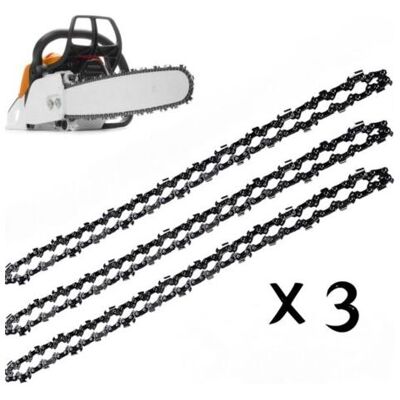 SCORPIO Set Di 3 Catene Per Motosega (20 Pollici) – 76 Maglie – Passo 325 Pollici – Acciaio Importato Per Un Taglio Fluido E Veloce SCORPIO Set Di 3 Catene Per Motosega (20 Pollici) – 76 Maglie – Passo 325 Pollici – Acciaio Importato Per Un Taglio Fluido E Veloce