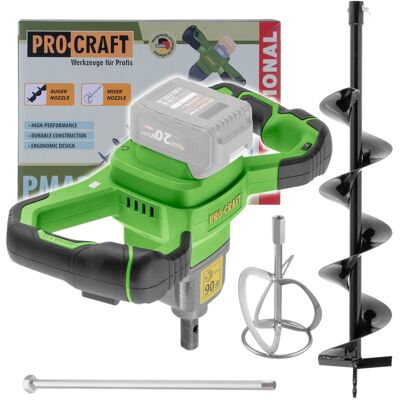 Procraft Trivella A Batteria Pma20 20 V Brushless Solo - Senza Batteria, Senza Caricabatterie Procraft Trivella A Batteria Pma20 20 V Brushless Solo - Senza Batteria, Senza Caricabatterie