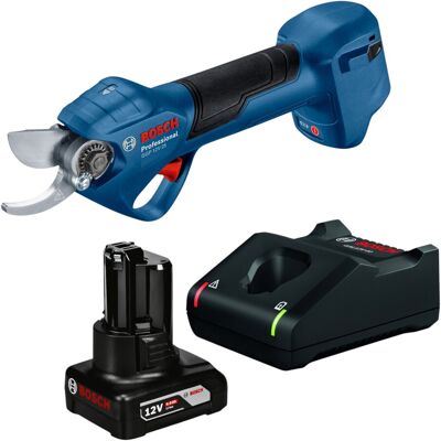 Bosch Ggp 12v-25 Forbice Da Giardino A Batteria 12 V 25 Mm Brushless + 1x Batteria 6,0 Ah + Caricabatterie Bosch Ggp 12v-25 Forbice Da Giardino A Batteria 12 V 25 Mm Brushless + 1x Batteria 6,0 Ah + Caricabatterie