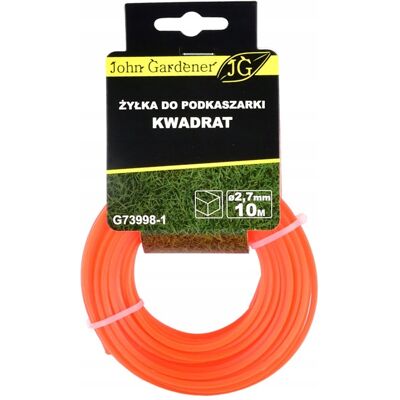 IMPORT Filo Per Decespugliatore Quadrato 2,7 Mm X 10 M (20/200) IMPORT Filo Per Decespugliatore Quadrato 2,7 Mm X 10 M (20/200)