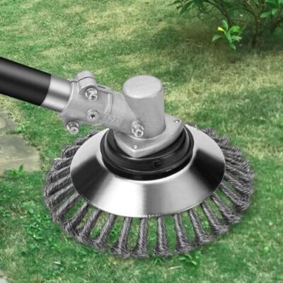 BRAST Spazzola Rotonda Per Diserbo Per Decespugliatori, Testina Da 6 Pollici Per Tosaerba, Giardino, Agricoltura, Spazzola Rotante Da 150 X 25,4 Mm Con Ruota In Filo D'Acciaio Massiccio (6 Pollici) BRAST Spazzola Rotonda Per Diserbo Per Decespugliatori, Testina Da 6 Pollici Per Tosaerba, Giardino, Agricoltura, Spazzola Rotante Da 150 X 25,4 Mm Con Ruota In Filo D'Acciaio Massiccio (6 Pollici)