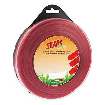 STARS Filo Per Decespugliatore Quadro Corallo Mm 3,0 - Mt 15 - 1 Pz STARS Filo Per Decespugliatore Quadro Corallo Mm 3,0 - Mt 15 - 1 Pz