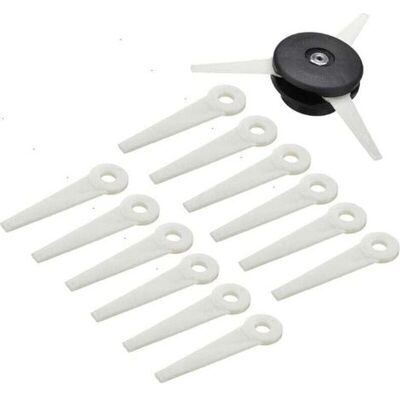 BRAST Testina Per Decespugliatore + 12 Lame Di Taglio Per Stihl Polycut 6-3 Fs40 Fs45 Fs46 Fs50 BRAST Testina Per Decespugliatore + 12 Lame Di Taglio Per Stihl Polycut 6-3 Fs40 Fs45 Fs46 Fs50
