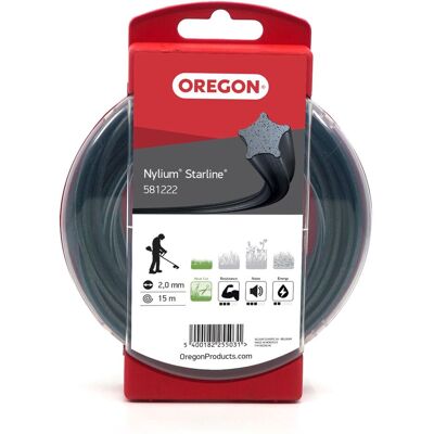 Oregon - Filo Per Decespugliatore Etoile Nylium Starline Nero Ø 2.0mm/15m 581222 Oregon - Filo Per Decespugliatore Etoile Nylium Starline Nero Ø 2.0mm/15m 581222