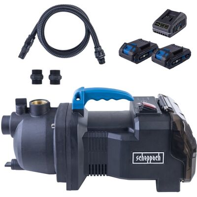 Scheppach Pompa Giardino Batteria 40v Portata 3000l/h Set S2 C-gp3000-x Scheppach Pompa Giardino Batteria 40v Portata 3000l/h Set S2 C-gp3000-x