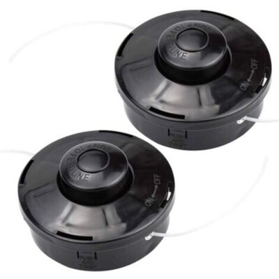 OEM Set Di 2 Testine Universali In Nylon Per Decespugliatore, Bobine Di Ricambio Per Tagliabordi E Decespugliatori, Testine Di Taglio M10 X 1,25 Per Decespugliatori A Benzina E A Gasolio. OEM Set Di 2 Testine Universali In Nylon Per Decespugliatore, Bobine Di Ricambio Per Tagliabordi E Decespugliatori, Testine Di Taglio M10 X 1,25 Per Decespugliatori A Benzina E A Gasolio.