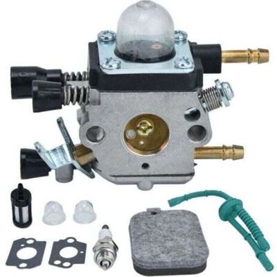 SCORPIO Carburatore A Lama Per Stihl Bg45, Bg46, Bg55, Bg65, Br45c, Sh55, Sh85 Con Kit Di Manutenzione 4229 1200 606, Trimec SCORPIO Carburatore A Lama Per Stihl Bg45, Bg46, Bg55, Bg65, Br45c, Sh55, Sh85 Con Kit Di Manutenzione 4229 1200 606, Trimec