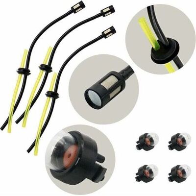 OEM Set Universale Di Tubi Del Carburante E Pompette Di Adescamento (3 Tubi E 4 Pompette Di Adescamento) Per Carburatore Di Decespugliatore, Ricambi Per Decespugliatore, Soffiatore, Motosega, Stihl 025c, OEM Set Universale Di Tubi Del Carburante E Pompette Di Adescamento (3 Tubi E 4 Pompette Di Adescamento) Per Carburatore Di Decespugliatore, Ricambi Per Decespugliatore, Soffiatore, Motosega, Stihl 025c,