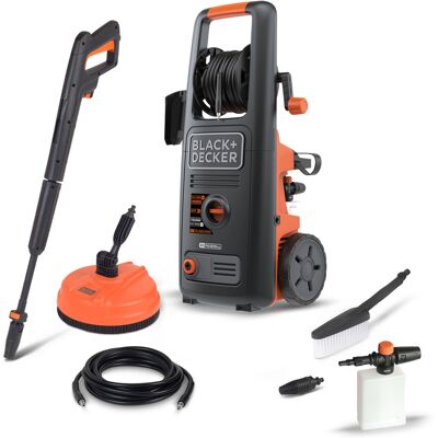 Black & Decker Idropulitrice Bxpw2600dssp Ad Alta Pressione, Per Auto Ed Esterni Casa, Con Lavapavimenti E Spazzola Fissa (2600 W, 180 Bar, 540 L/h) Modello 2026 Black & Decker Idropulitrice Bxpw2600dssp Ad Alta Pressione, Per Auto Ed Esterni Casa, Con Lavapavimenti E Spazzola Fissa (2600 W, 180 Bar, 540 L/h) Modello 2026