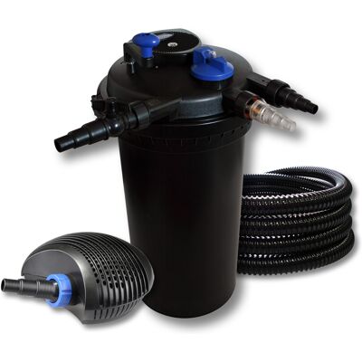 SUNSUN Set Per Laghetti Filtro A Pressione 30000l Chiarificatore Uvc 18w Pompa Da 40w Tubo 25m - SUNSUN Set Per Laghetti Filtro A Pressione 30000l Chiarificatore Uvc 18w Pompa Da 40w Tubo 25m -