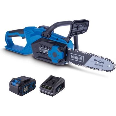 Scheppach Tronçonneuse C-cs254-x 20v 4ah 25,4 Cm Scheppach Tronçonneuse C-cs254-x 20v 4ah 25,4 Cm