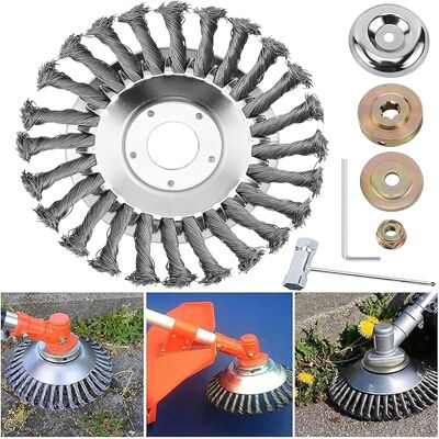 OEM Testina Per Decespugliatore, Spazzola Per Erbacce Da 200 X 25,4 Mm Per Decespugliatore Con Accessori, Spazzola In Acciaio Per Prato, Giardino, Agricoltura (20 Cm) OEM Testina Per Decespugliatore, Spazzola Per Erbacce Da 200 X 25,4 Mm Per Decespugliatore Con Accessori, Spazzola In Acciaio Per Prato, Giardino, Agricoltura (20 Cm)