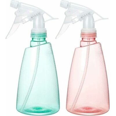 ABYSSE Spruzzatore, 2 Pezzi, Flacone Spray Vuoto Da 500 Ml, Riutilizzabile, In Plastica, Con Atomizzatore Ricaricabile E Testina Di Spruzzo Regolabile, Ideale Per Piantare Fiori, Pulire, Fare Giardinaggio, V ABYSSE Spruzzatore, 2 Pezzi, Flacone Spray Vuoto Da 500 Ml, Riutilizzabile, In Plastica, Con Atomizzatore Ricaricabile E Testina Di Spruzzo Regolabile, Ideale Per Piantare Fiori, Pulire, Fare Giardinaggio, V