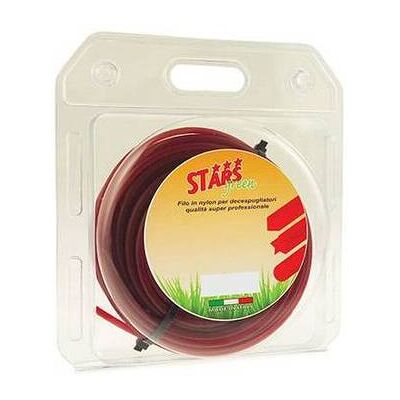 STARS Filo X Decespugliatore Quadro Corallo Mm 4,0 Mt 15 STARS Filo X Decespugliatore Quadro Corallo Mm 4,0 Mt 15
