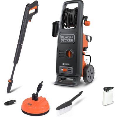 Black & Decker Idropulitrice Bxpw2200pe Ad Alta Pressione, Per Auto Ed Esterni Casa, Con Lavapavimenti E Spazzola Fissa (2200 W, 160 Bar, 480 L/h) Modello 2026 Black & Decker Idropulitrice Bxpw2200pe Ad Alta Pressione, Per Auto Ed Esterni Casa, Con Lavapavimenti E Spazzola Fissa (2200 W, 160 Bar, 480 L/h) Modello 2026