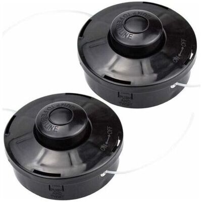 SCORPIO Set Di 2 Testine Universali In Nylon Per Decespugliatore, Bobine Di Ricambio Per Tagliabordi E Decespugliatori, Testina Di Taglio M10 X 1.25 Per Decespugliatori A Benzina E A Gasolio. SCORPIO Set Di 2 Testine Universali In Nylon Per Decespugliatore, Bobine Di Ricambio Per Tagliabordi E Decespugliatori, Testina Di Taglio M10 X 1.25 Per Decespugliatori A Benzina E A Gasolio.