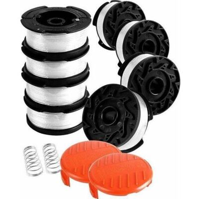OEM Set Di 8 Rulli Di Fissaggio Per Decespugliatore Black & Decker, Comprensivi Di 2 Coperture E 2 Molle. OEM Set Di 8 Rulli Di Fissaggio Per Decespugliatore Black & Decker, Comprensivi Di 2 Coperture E 2 Molle.