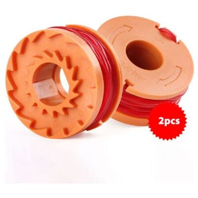 SCORPIO Bobine Di Filo Da Taglio, Lunghe 3 M, Diametro 1,65 Mm, Resistenti, Compatibili Con Decespugliatori E Tagliabordi Worx Wa0010. SCORPIO Bobine Di Filo Da Taglio, Lunghe 3 M, Diametro 1,65 Mm, Resistenti, Compatibili Con Decespugliatori E Tagliabordi Worx Wa0010.