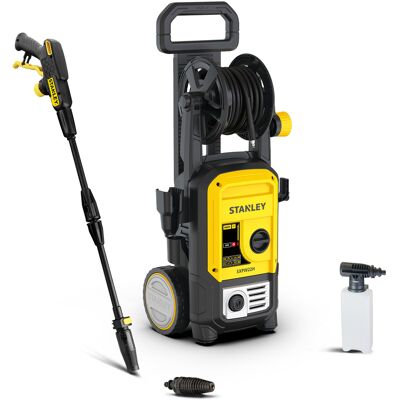 Stanley Idropulitrice Sxpw22h Ad Alta Pressione, Per Auto Ed Esterni Casa, Pressione Max. 160 Bar, Portata Max. 480 L/h, Potenza Assorbita 2200 W Stanley Idropulitrice Sxpw22h Ad Alta Pressione, Per Auto Ed Esterni Casa, Pressione Max. 160 Bar, Portata Max. 480 L/h, Potenza Assorbita 2200 W