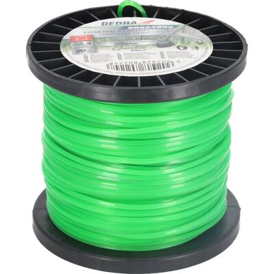 DEDRA Altri Utensili Da Giardino Motorizzati 80z24902 Filo Quadrato 2.4mm 90m DEDRA Altri Utensili Da Giardino Motorizzati 80z24902 Filo Quadrato 2.4mm 90m