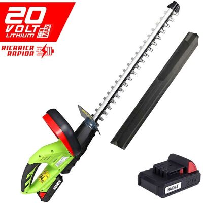 BAKAJI Tagliasiepi Elettrico A Batteria Litio 20v Sega Tagliabordi Decespugliatore BAKAJI Tagliasiepi Elettrico A Batteria Litio 20v Sega Tagliabordi Decespugliatore