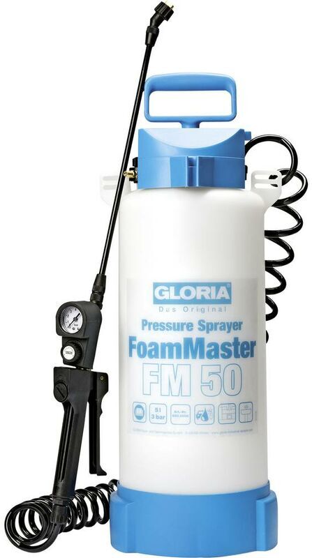 Gloria Haus und Garten 000660.0000 FoamMaster fm 50 Irroratore a pressione 5 l -