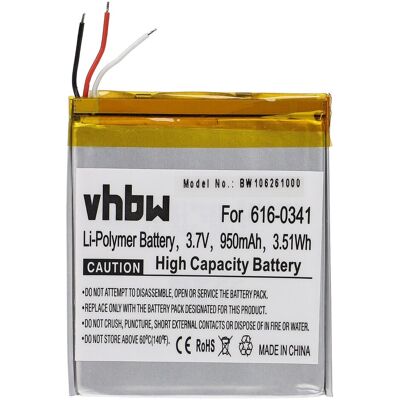 VHBW - Batteria Compatibile Con Apple Ipod Touch 1. Generation 16gb Mp3 Music Player Lettore Musicale (950mah, 3,7v, Li-poly) VHBW - Batteria Compatibile Con Apple Ipod Touch 1. Generation 16gb Mp3 Music Player Lettore Musicale (950mah, 3,7v, Li-poly)