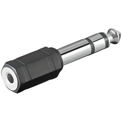 OEM Adattatore Audio, Da Jack Femmina Da 3,5 Mm A Jack Stereo Maschio Da 6,35 Mm, Per Studio, Dj E Audio Domestico. OEM Adattatore Audio, Da Jack Femmina Da 3,5 Mm A Jack Stereo Maschio Da 6,35 Mm, Per Studio, Dj E Audio Domestico.