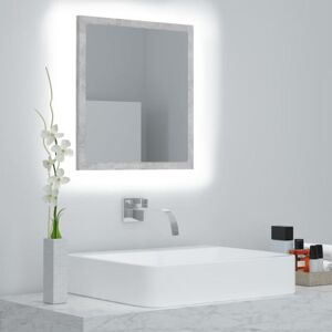 Specchio da bagno LED vidaXL Grigio cemento - 40x8.5x37 cm Acrilico Specchio da bagno LED vidaXL Grigio cemento - 40x8.5x37 cm Acrilico