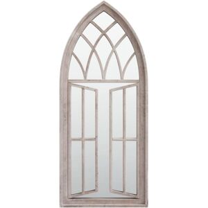 Specchio da giardino vidaXL Sabbia 70x30 cm Ferro per esterni - Specchio da giardino Specchio da giardino vidaXL Sabbia 70x30 cm Ferro per esterni - Specchio da giardino
