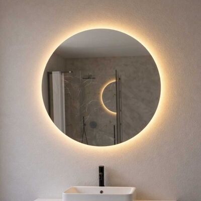 KIAMAMI VALENTINA Specchio Rotondo 60cm Retroilluminato Led Touch KIAMAMI VALENTINA Specchio Rotondo 60cm Retroilluminato Led Touch