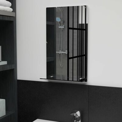 VIDAXL Specchio Da Bagno - Specchio Da Parete Con Mensola 30x50 Cm In Vetro Temperato VIDAXL Specchio Da Bagno - Specchio Da Parete Con Mensola 30x50 Cm In Vetro Temperato