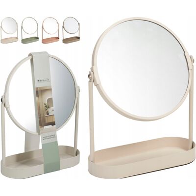 OEM Specchio Decorativo Rotondo In Metallo Con Organizer, 25 Cm, 1 Pz. OEM Specchio Decorativo Rotondo In Metallo Con Organizer, 25 Cm, 1 Pz.