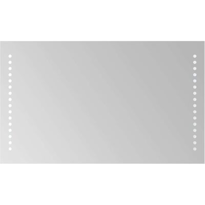 VIDAXL Specchio Da Bagno Led Trasparente 50 X 30 Cm Vetro Temperato VIDAXL Specchio Da Bagno Led Trasparente 50 X 30 Cm Vetro Temperato