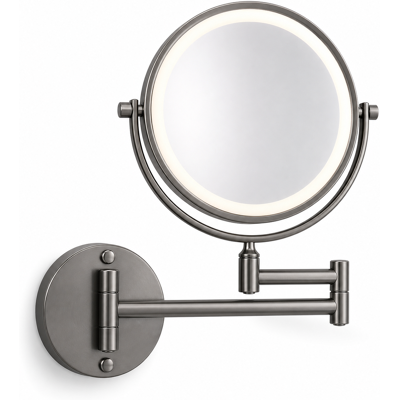 OEM Specchio Ingranditore Da Parete Led Pieghevole Per Bagno Grigio OEM Specchio Ingranditore Da Parete Led Pieghevole Per Bagno Grigio