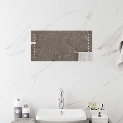 VIDAXL Specchio Da Bagno Led Trasparente 60 X 30 Cm Vetro Temperato VIDAXL Specchio Da Bagno Led Trasparente 60 X 30 Cm Vetro Temperato