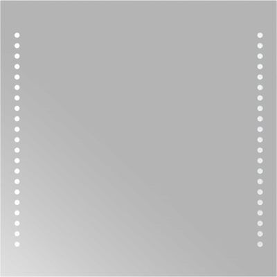 VIDAXL Specchio Da Bagno Led Trasparente 40 X 40 Cm Vetro Temperato VIDAXL Specchio Da Bagno Led Trasparente 40 X 40 Cm Vetro Temperato