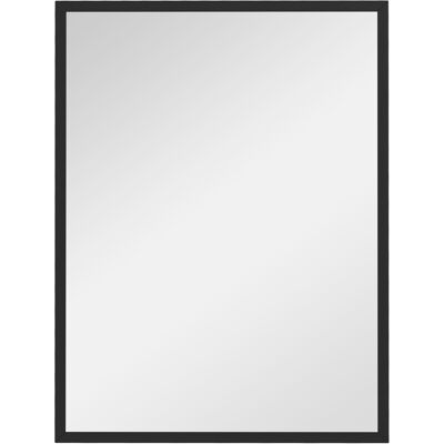 OEM Specchio Da Parete Rettangolare Nero 80 X 60 Cm Per Bagno OEM Specchio Da Parete Rettangolare Nero 80 X 60 Cm Per Bagno