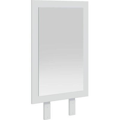 VIDAXL Specchio Fauske Bianco 43 X 3,5 X 77 Cm Rettangolare VIDAXL Specchio Fauske Bianco 43 X 3,5 X 77 Cm Rettangolare