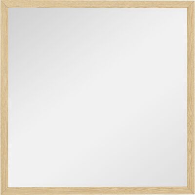 OEM Specchio Da Parete Quadrato Con Cornice In Legno Per Bagno 50 Cm OEM Specchio Da Parete Quadrato Con Cornice In Legno Per Bagno 50 Cm