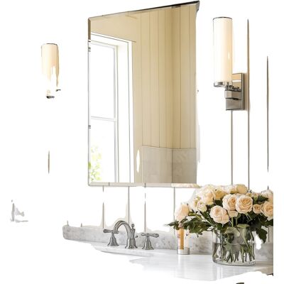OEM Specchio Da Bagno, Design Senza Cornice, Stile Moderno, 32x24 Pollici OEM Specchio Da Bagno, Design Senza Cornice, Stile Moderno, 32x24 Pollici