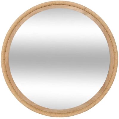 ATMOSPHERA Specchio Laia D81,5cm Marrone Caramello - Créateur D'Intérieur ATMOSPHERA Specchio Laia D81,5cm Marrone Caramello - Créateur D'Intérieur