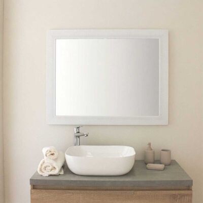 KIAMAMI VALENTINA Specchiera Rettangolare Con Cornice In Mdf Bianco Reversibile 72,5x92,5 Cm KIAMAMI VALENTINA Specchiera Rettangolare Con Cornice In Mdf Bianco Reversibile 72,5x92,5 Cm