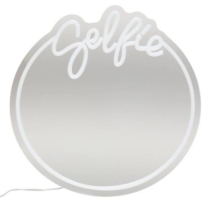 ATMOSPHERA Specchio Led Al Neon Selfie 35x35cm - Créateur D'Intérieur ATMOSPHERA Specchio Led Al Neon Selfie 35x35cm - Créateur D'Intérieur